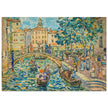 Canaletto antique painting in Venice Italy. Bacino di S. Marco.
