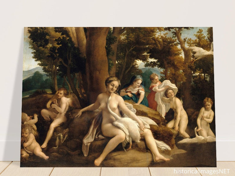 Leda and the Swan by Antonio da Correggio ca. 1532.