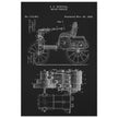 Motor Vehicle patent drawing by James Frank Duryea.