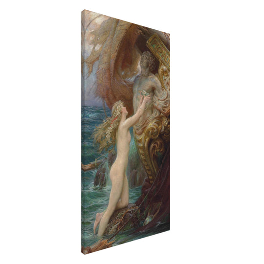 Herbert Draper painting A Deep Sea Idyll