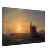 Steppe at sunset by Ivan Aivazovsky.