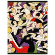 Anne Harriet Fish vintage illustration Dancing couples in ball room for a fashion magazine cover.