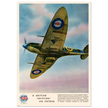 A British Spitfire on Patrol Propaganda II World War
