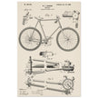 Vintage bicycle patent 1899 by M. C Johnson.