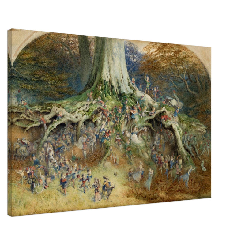 The Enchanted Tree fairy tale painting by Richard Doyle.