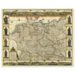 Germaniae nova tabula. Holy Roman Empire by Claes Janszoon Visscher.