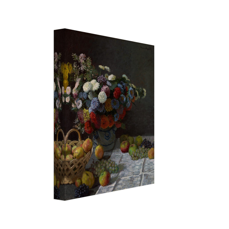 Still Life with Flowers and Fruit by Claude Monet