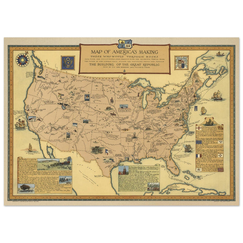The Map of America’s Making by Paul Mayo Paine.