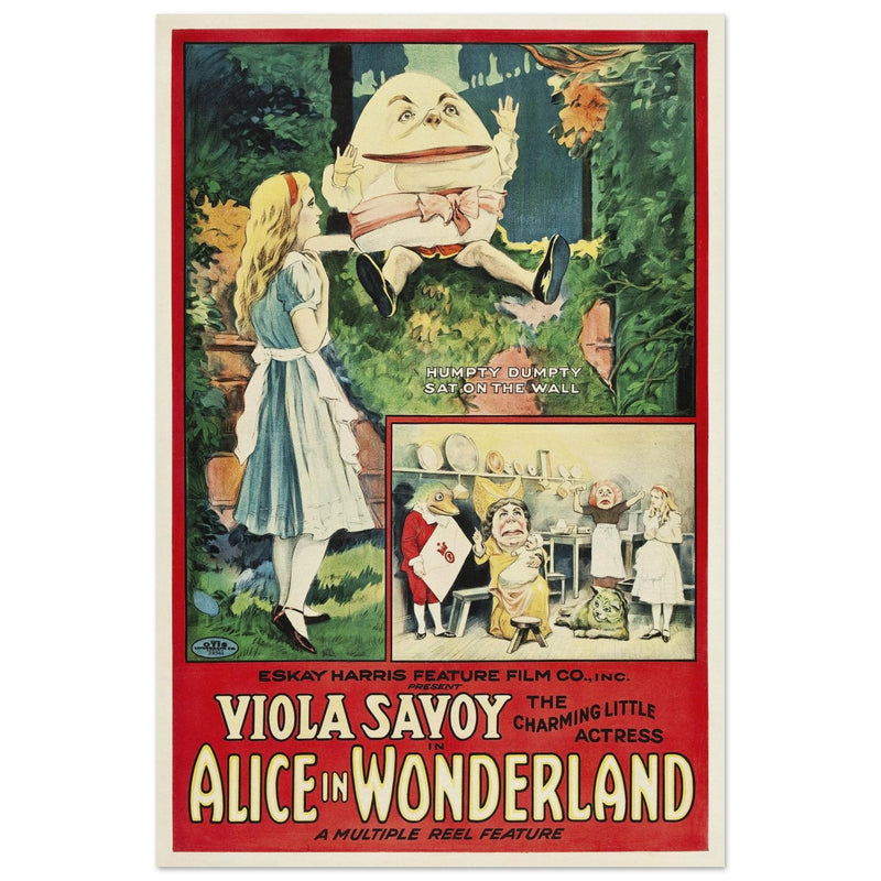 Alice in Wonderland movie poster.