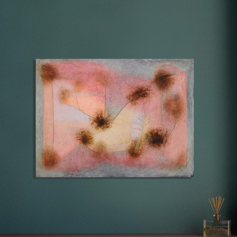 Paul Klee Hardy plants abstract painting.