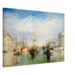Venice Italy from the Porch of Madonna della Salute by Joseph Mallord William Turner. Antique painting .  Art Print