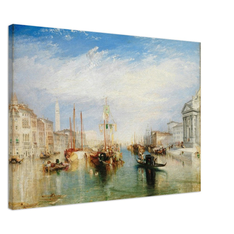Venice Italy from the Porch of Madonna della Salute by Joseph Mallord William Turner. Antique painting .  Art Print