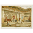 Woman in roman courtyard in Pompeii by D. Capri book project by Fausto and Felice Niccolini.