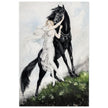Louis Icart illustration La Femme au cheval (Woman with Horse)