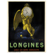 Longines pocket watch advertising vintage poster by Leonetto Cappiello.