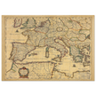 Ancient Europe map print from 1650. Lumen Historiarum per Occidentem by Petrus Kaerius