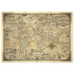 Pictorial Map of the World Wonders  by Ernest Dudley Chase.