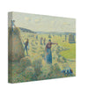 La Recolte des Foins  Eragny. The haymaking Eragny by Camille Pissarro 1887.