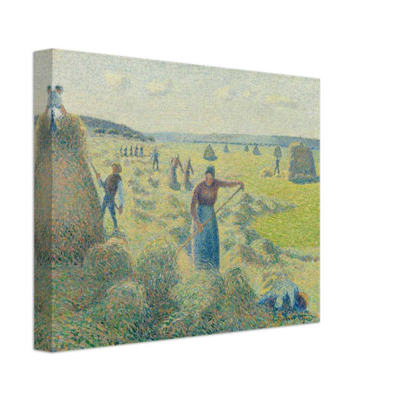 La Recolte des Foins  Eragny. The haymaking Eragny by Camille Pissarro 1887.