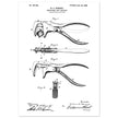 Vintage Adjustable Nut Cracker patent by William H. Edwards.
