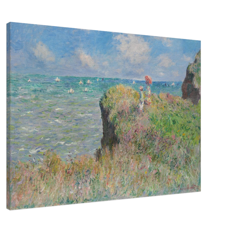 Cliff Walk at Pourville by Claude Monet