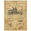 Road vehicle patent 540648 1895 by Charles Edgar Duryea. Automobile car history