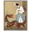 George Wolfe Plank fashion magazine cover 1923. Woman with dragon.