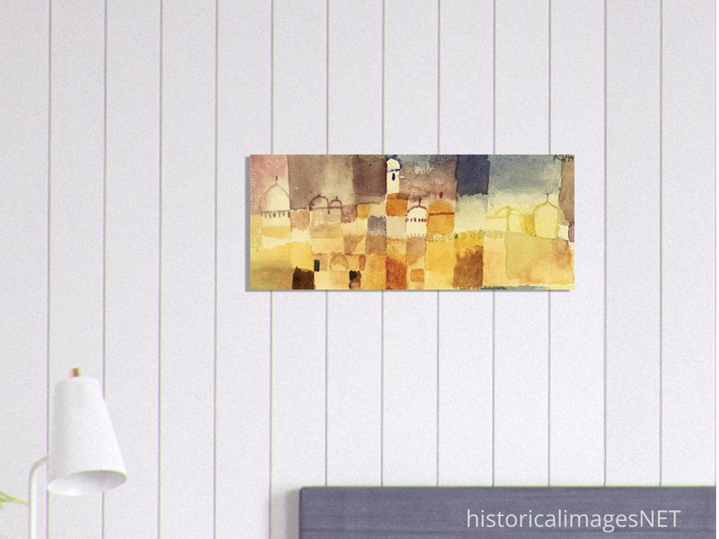 Paul Klee View of Kirwan abstarct painting.  wallart