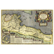Ancient map of North Africa. Africae Propriae Tabula by Abraham Ortelius