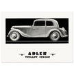 Adler Trumpf Junior Cabrio limousine car vintage print reproduction.