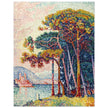 Paul Signac Antibes (la pinede) Pine trees painting
