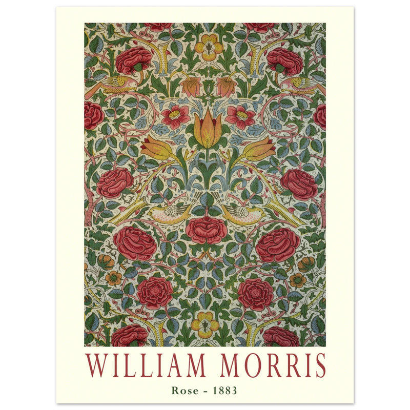 William Morris Rose 1883.