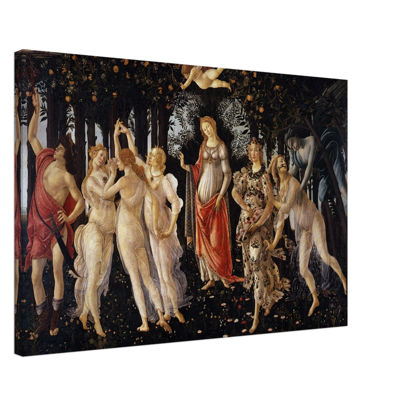 Canvas La Primavera ( Spring ) by Sandro Botticelli 1481-1482