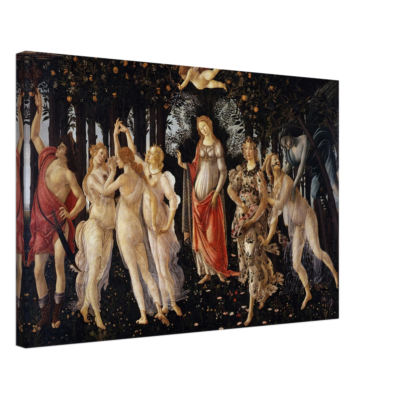 Canvas La Primavera ( Spring ) by Sandro Botticelli 1481-1482
