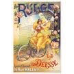 Rudge cycles vintage french advertising print  1900 by Peter Alfred Gross.