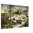 The Census at Bethlehem painting by Pieter Bruegel The Elder.