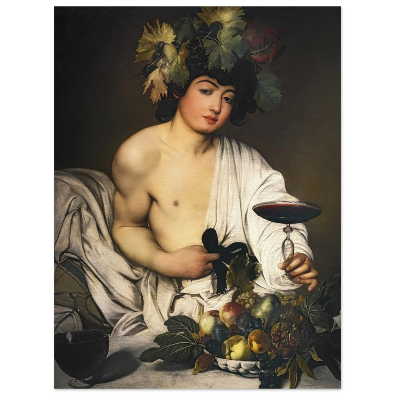 Bacchus God of wine by Michelangelo Merisi da Caravaggio