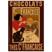 Chocolate advertising poster by Steinlen.  Chocolats / Thés Cie Française.