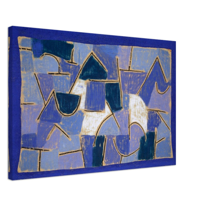 Paul Klee Blue night abstract painting.    .
