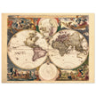 Old world map Orbis Terrarum Nova et Accuratissima Tabula 1658 by  Nicolaes Visscher