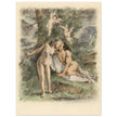 Paul Emile Becat erotic illustration Les Baiseres ( The Kisses )