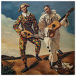 Andre Derain painting Harlequin and Pierrot