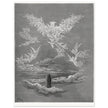 Wall Paradise. Gustave Dore illustration for the Divine Comedy by Dante Alighieri.