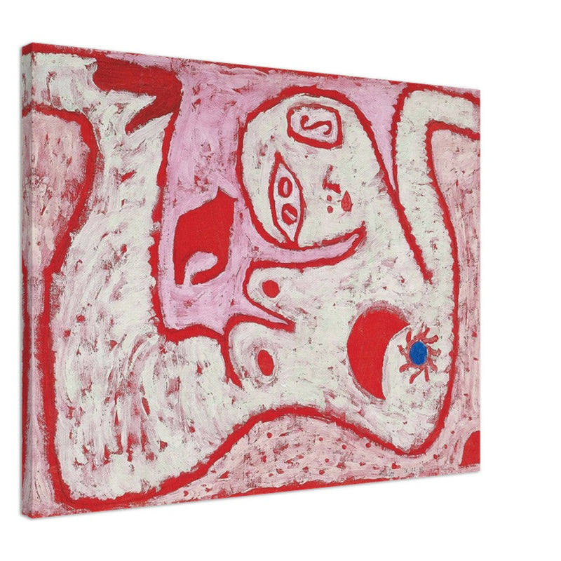 Paul Klee A Woman For Gods abstract painting.    poster