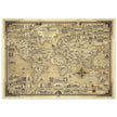 Pictorial Map of the World Wonders  by Ernest Dudley Chase.