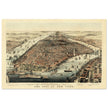 Aerial view of the city of New York by Nathaniel Currier and James Merritt Ives