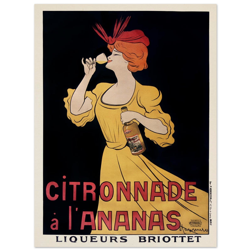 Citronnade Ananas advertising vintage poster by Leonetto Cappiello.