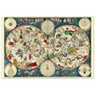 Old celestial zodiac map Planisphæri Coeleste de Wit, by Frederik de Wit 1670