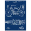 Motorcycle old patent by G. W Manson.