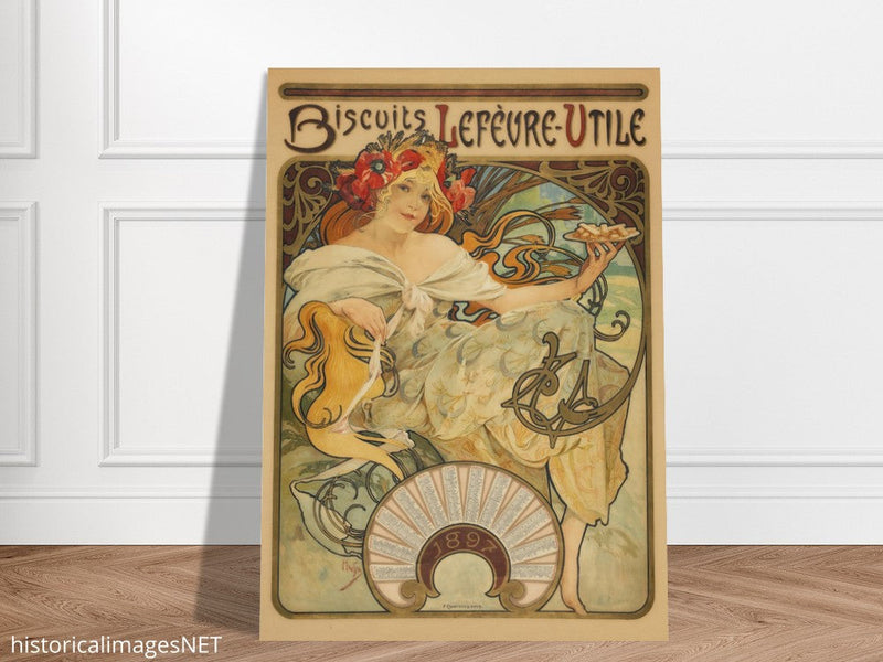 Art Nouveau Alphonse Mucha Biscuits.